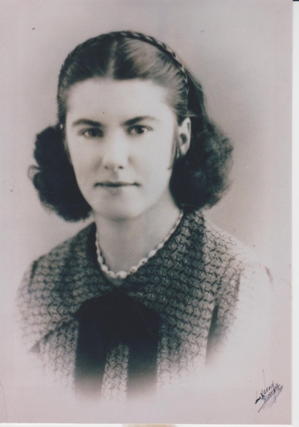 Evangeline Robidoux, born Lido Plage Rd, St Fancis Manitoba, 1923ish