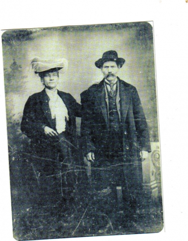 Jean Baptiste Desgrands, brother to Pierre and Joseph. This is a photo of him with his second wife, Elizabeth Rochefort.

Photo courtesy of cousin Richard Allard.